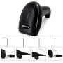 USB Barcode Scanner Wired Handheld Laser Bar Code Reader Scanner Black