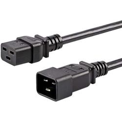 StarTech.com 10 ft Heavy Duty 14 AWG Computer Power Cord - C19 to C20-14 AWG Power Cable - IEC 320 C19 to IEC 320 C20 Extension Cord