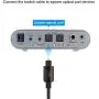 Digital Optical Audio Cable (6 Feet), Fiber Optical Toslink Cable for Home Theater, Sound Bar, TV, PS4, Xbox, VD/CD Player, Blu-ray Players,Game Console& More, 1.8M