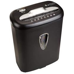 Amazon Basics 8-Sheet Capacity, Cross-Cut Paper and Credit Card Shredder, 4.1 Gallon