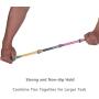 Reusable Cable Ties, Trilancer Cord Wraps, Adjustable Strap Fastener, Cable Organizer, Fastening Hook and Loop, 8 Inches, 4 Colors, 50 PCS
