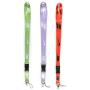 Sport Lanyard Neck Lanyard Strap for Key Chains/ID Holder/Phones/Bags/Accessories with Quick Release Buckle—3 Packs (Green & Orange & Light Purple)