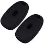 Lcyam Key Fob Cover Silicone Case Remote Holder Fits for 2019 2020 Hyundai Kona Santa Fe Veloster Sonata Keyless Smart Key 4 Button (Black Black)
