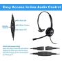 Sinseng 3.5mm Cell Phone Headset with Noise Canceling Microphone Compatible with iPhone Samsung Huawei HTC Mobile Phone Smartphones iPad Laptop Skype Tablets Webinar Microsoft Teams Office Call Center