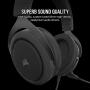 Corsair HS50 Pro - Stereo Gaming Headset - Discord Certified Headphones - Works with PC, Mac, Xbox Series X, Xbox Series S, Xbox One, PS5, PS4, Nintendo Switch, iOS and Android – Carbon