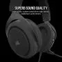 Corsair HS50 Pro - Stereo Gaming Headset - Discord Certified Headphones - Works with PC, Mac, Xbox Series X, Xbox Series S, Xbox One, PS5, PS4, Nintendo Switch, iOS and Android – Carbon