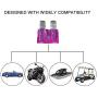 242 PCS Blade Car Fuses Assortment Kit - MuHize Car Truck Standard & Mini (2A/3A/5A/7.5A/10A/15A/20A/25A/30A/35A/40A), Boat Car RV SUV Truck Camper Automotive Replacement Fuses