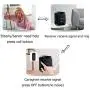 CallToU Caregiver Pager Wireless Call Button System 2 Transmitters 1 Plug-in Receiver 1 Battery Portable Receiver Nurse Calling Alert for Elderly Patient Disabled