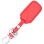 WFMJ Red Leather for Honda Accord Pilot Civic CR-V CR-Z HR-V 4 Buttons Smart Key Chain Cover Case Fob