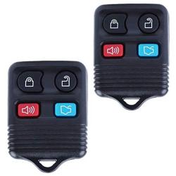 Car Keyless Remote Key Fob Replacement fits for Ford Mustang Focus Expedition Explorer Taurus Fusion Escape，Mercury Mazda（CWTWB1U345 GQ43VT11T 315MHz 4 Btn Set of 2