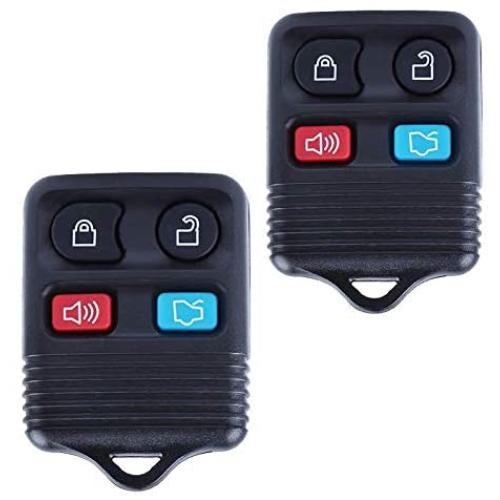 Car Keyless Remote Key Fob Replacement fits for Ford Mustang Focus Expedition Explorer Taurus Fusion Escape，Mercury Mazda（CWTWB1U345 GQ43VT11T 315MHz 4 Btn Set of 2