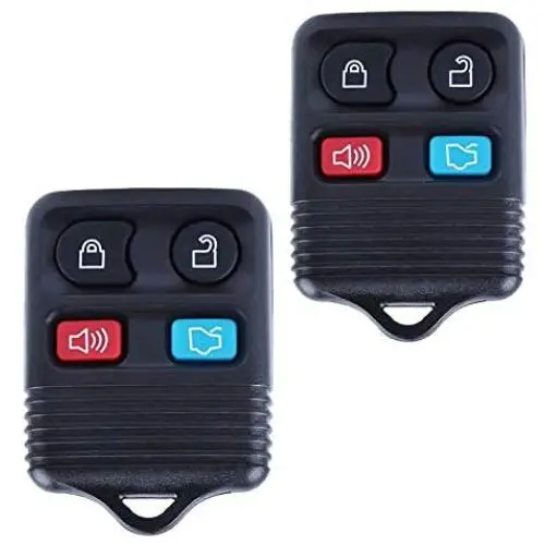 Car Keyless Remote Key Fob Replacement fits for Ford Mustang Focus Expedition Explorer Taurus Fusion Escape，Mercury Mazda（CWTWB1U345 GQ43VT11T 315MHz 4 Btn Set of 2