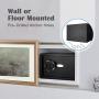 BATHWA Digital Electronic Safe Security Box, Steel Deposit Safe for Home & Office, Cabinet Safe with Keypad for Jewellery Money Valuables, Wall-Anchoring Design, 0.7 Cubic Feet Capacity