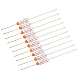 uxcell 250V 10A 135 Celsius Circuit Cut-off Temperature Thermal Fuse 10 Pcs