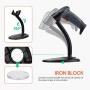 Tera Barcode Scanner 1 Mega Pixel Camera 2D 1D QR with Extremely Stable Stand Wireless &Wired Handheld Imaging Bar Code Reader for Warehouse Library Store PDF417 on Drivers License