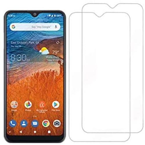 [2-Pack] Tznzxm Screen Protector for Consumer Cellular ZMax 10 Tempered Glass,Tempered Glass for ZTE Z6250 Screen Protector,Case Friendly 9H Hardness HD Anti-Scratch, Bubble Free Film for ZTE ZMax 10