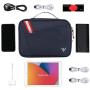 CATOREX Electronic Organizer Travel Universal Cable Accessories Case for Cable Organizer Electronics, Charger, Phone, USB, SD Card (Blue)