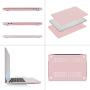 MOSISO Compatible with MacBook Pro 13 inch Case 2016-2020 Release A2338 M1 A2289 A2251 A2159 A1989 A1706 A1708, Plastic Hard Shell Case&Keyboard Cover Skin&Screen Protector&Storage Bag, Rose Quartz