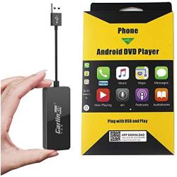 CarlinKit Wired CarPlay Dongle Android Auto for Car Radio with Android System Version 4.4.2 and Above, Install The AutoKit App in The Car System, Dongle Connect The Cars AutoKit app to get CarPlay