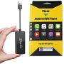 CarlinKit Wired CarPlay Dongle Android Auto for Car Radio with Android System Version 4.4.2 and Above, Install The AutoKit App in The Car System, Dongle Connect The Cars AutoKit app to get CarPlay