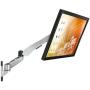 Mount-It! MI-35114S Height Adjustable, Articulating, Rotating, Tilting, and Swiveling 360 Degrees, Vesa 75mm and 100mm Compatible, Lcd, Plasma, Tv, Computer Monitor Flat Screen Wall Mount for Screen 27inches or Less and 19.8lbs or Less