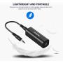 Mpow Ground Loop Noise Isolator for Car Audio/Home Stereo System with 3.5mm Audio Cable (Black)