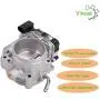 07K133062A Electronic Throttle Body Assembly Replacement for VW Volkswagen Je tta Beetle Rabbit Golf Passat 2.5L 2008-2014 Throttle Body 07K 133 062 A 07K133062A Electronic Throttle Body Assembly Replacement for VW Volkswagen Je tta Beetle Rabbit Golf Passat 2.5L 2008-2014 Throttle Body 07K 133 062 A