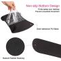 iLeadon Keyboard Wrist Rest Pad and Mouse Wrist Rest Support Mouse Pad Set, Non Slip Rubber Base Wrist Support with Ergonomic Raised Memory Foam for Easy Typing & Pain Relief, Adorable Peony Flower