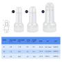 Nilight - 50036R Closed End Crimp Terminal 300 pcs 22-16/16-14/12-10 Gauge Nylon Wire Connector Kit,2 Years Warranty