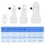 Nilight - 50036R Closed End Crimp Terminal 300 pcs 22-16/16-14/12-10 Gauge Nylon Wire Connector Kit,2 Years Warranty