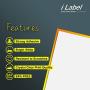 iLable 8.5'' x 11'' Full Sheet Sticker Paper for Laser & Inkjet Printers[150 Sheets,150 Labels]