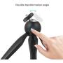 Coolux Mini Tripod Projector Mount with 360 Degrees Rotatable Heads for Projectors DSLR DVR Cameras Mini Webcam, Mount with Metal Ballhead for Camera … (Black)
