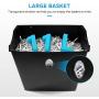 RAGU Paper Shredder, 6-Sheet Capacity Cross-Cut Paper and Credit Card Shredder with Paper Jam Proof System, 2.9 Gallon