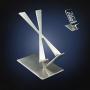ArtsOnDesk Modern Art Desk iPhone Stand St204 Stainless Steel Satin Finish Patent Registered -- Especially Designed for Typing Compatible with all iPhones Google Pixel Samsung Mobile Ipad Perfect Gift