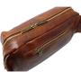 Floto Roma Leather Shoulder Sling Messenger Bag (Saddle Brown)
