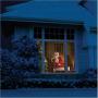 OOCOME Halloween Christmas Window Projector, Holographic Projection with Tripod, Christmas Halloween Window Projector with 12 Movies, Outdoor Garden Decoration for Halloween/Christmas