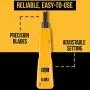 InstallerParts Network Repair Tool Kit 15 In 1 – Electronic Tool Set | Crimping Tool, LAN/Ethernet/Cat5/Cat6 Cable Tester, Gauge Wire Stripper Cutting Twisting Tool, Punch Down, Screwdriver, Knife