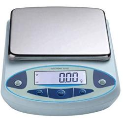 RESHY High Precision Lab Scale 5000g x 0.01g Digital Analytical Electronic Balance Laboratory Lab Scale Jewelry Scale Kitchen Scale Scientific Scale 0.01g Accuracy