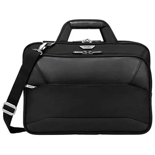 Targus Mobile-VIP Checkpoint-Friendly Topload for 15.6-Inch with SafePort Sling Drop Protection, Black (PBT264)