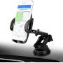 BTMAGIC Car Phone Mount, Dashboard Car Phone Holder, Ultimate Hands-Free Phone Holder for Car Dashboard, Washable Super Suction Cup (Black2)