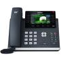 Yealink SIP-T46S IP Phone, 16 Lines. 4.3-Inch Color Display. Dual-Port Gigabit Ethernet, 802.3af PoE, Power Adapter Not Included