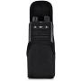 Turtleback Case Made for Motorola Minitor VI (6) Voice Pager Fire Radio Phone Black Nylon Holster Case with Heavy Duty Rotating Removable Clip Black Nylon Pouch, Magnetic Closure Flap