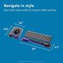 Kensington Duo Gel Mouse & Keyboard Wrist Rest Bundle, Blue (K52920WW)