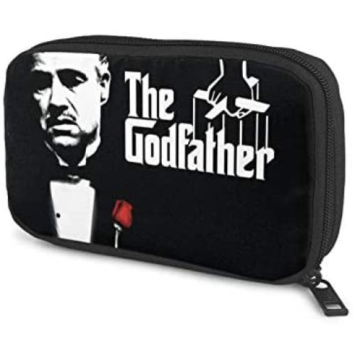 Hxuedan The Godfather The Data Cable Storage Bag is A Portable and Independent Design SuitableVFor Travelers to Place The Data Cable, Earphone and Electronic Product Data Cable Storage Bag