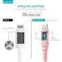 iPhone Charger Set, Overtime Apple MFi Certified Lightning Cable with Dual USB Wall Adapter 2.4 AMP Compatible w/iPhone 11 Pro Max XS XR X 8 7 6S 6 Plus SE AirPods iPad (Rose Gold/Rose Gold, 6ft)