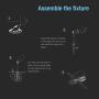 GOODSMANN Landscape Lighting Low Voltage Spotlight 20 Watts Halogen Landscape Lights with Metal Stake and Connector 176 Lumens 3000K for Outdoor Lighting Pathway Lawn Garden (8 Pack) 9920-9603-08