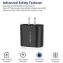 Amoner Wall Charger, Upgraded 2Pack 15W 3-Port USB Plug Cube Portable Wall Charger Plug for iPhone 12/mini/Pro/Max/11/Pro/Xs/XR/X/8/7/Plus, iPad Pro/Air 2/Mini 2, Galaxy10/9, Note10/9, and More