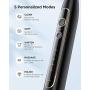 Fairywill PRO Electric Toothbrush, Ultra-Sonic Power Whitening Toothbrush with 5 Modes, Wireless Charging and Smart Timer, 8 Brush Heads with A Chargeable Travel Case
