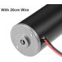 uxcell Double Shaft Worm Gear Motor DC 12V 250RPM High Torque Speed Reduction Motor with Metal Gearbox