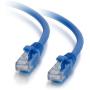 C2G 23828 Cat5e Cable - Snagless Unshielded Ethernet Network Patch Cable, Blue (1 Foot, 0.30 Meters)